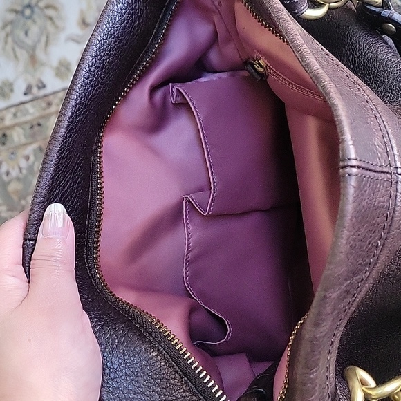 Brown Leather Coach Brooke Purse - Picture 12 of 16